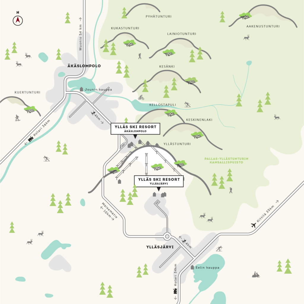 Ylläksen rinteet ovat Suomen mittavimmat - Ylläs Ski Resort